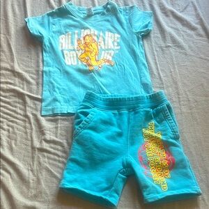 (PRE BUNDLED) Billionaire Boys Club Kids Aqua Shorts Set